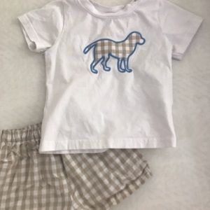 Two piece short set for baby boy